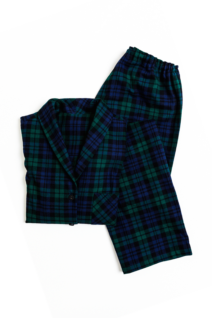 Black watch plaid discount pajamas